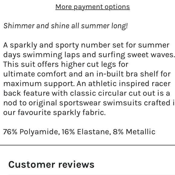 Atmosea Stylish Gray One-Piece Swimsuit - Picture 14 of 14